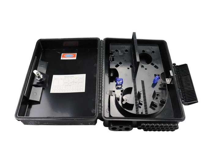 adaptador equipado preto e tranças do SC da caixa de distribuição do cabo de fibra ótica 1