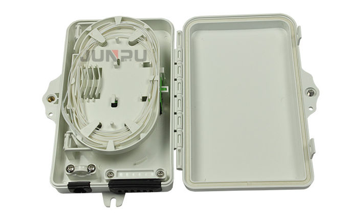 Caixa de distribuição exterior portuária da fibra ótica 6, material em PC+ABS 2