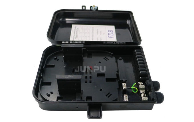 adaptador exterior do sc do witj da caixa de distribuição IP65 da fibra ótica do preto da parede 1