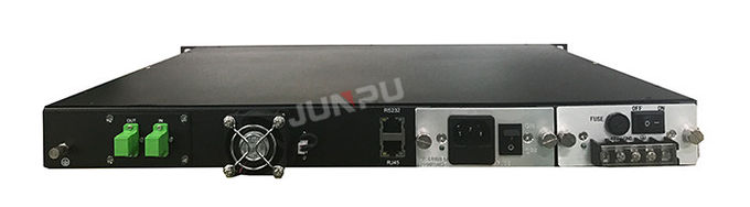 cremalheira 1550 ótica Output de Catv 1U do amplificador de 16dbm 16 EDFA para a rede ótica da fibra 4