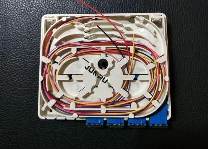 Núcleo branco da caixa 4 da terminação da fibra ótica do SC FTTH aplicado para o uso interno 1