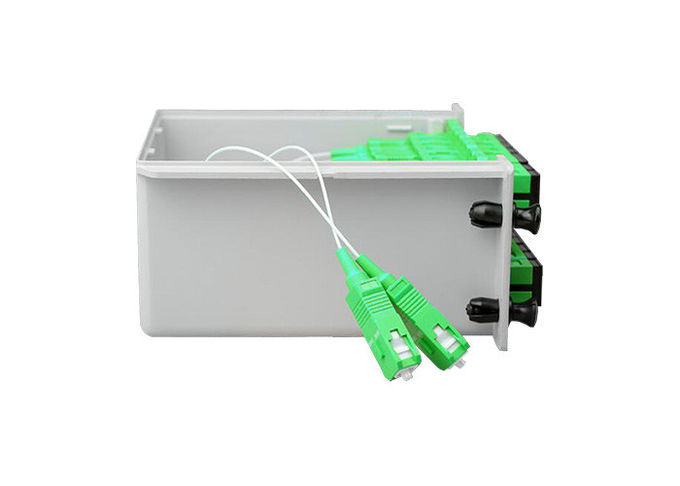 Caixa do divisor do SC APC 1x16 para o cabo de fibra ótica, divisor da fibra ótica do Plc da gaveta 2