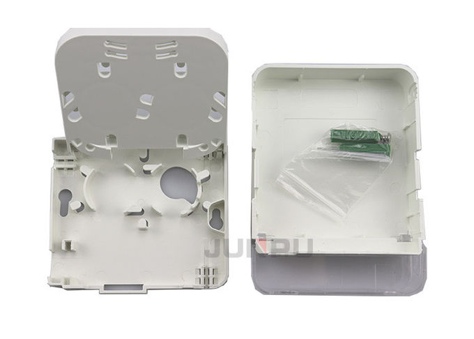Cor branca do ABS transparente do PC da caixa da terminação da fibra ótica de Ftth do tampão de poeira 2