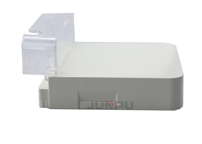 Cor branca do ABS transparente do PC da caixa da terminação da fibra ótica de Ftth do tampão de poeira 0